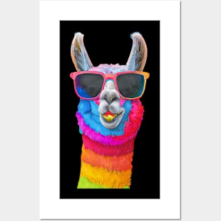 Colorful Lama Posters and Art